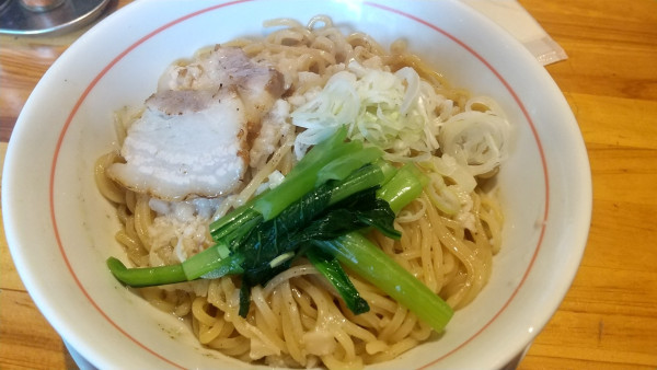 「油そば大盛　背脂　ライス」@中華そば 山下の写真