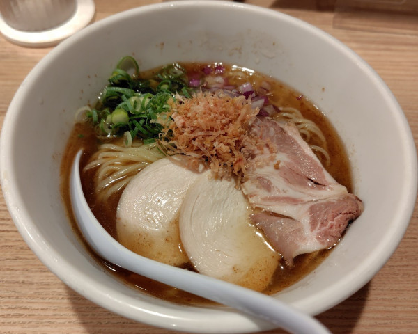 「鰹と蛤の冷やし麺 1250円」@中華そば みかわの写真