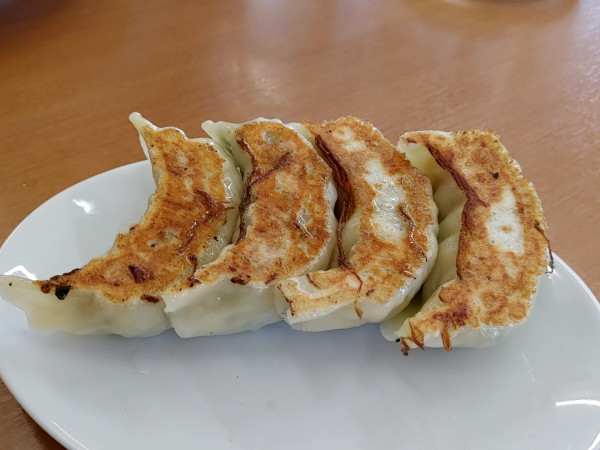 「餃子（４個 440円）」@麺処 暁商店の写真