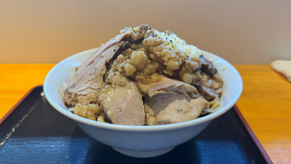 「小ラーメン汁なし　豚3枚」@限界を超えろ 京成大久保校の写真