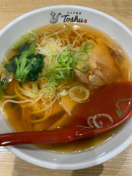 「半ラーメン」@れんげ食堂 Toshu 妙典店の写真