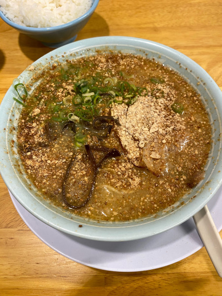 「ラーメン　固め　替え玉」@天外天の写真