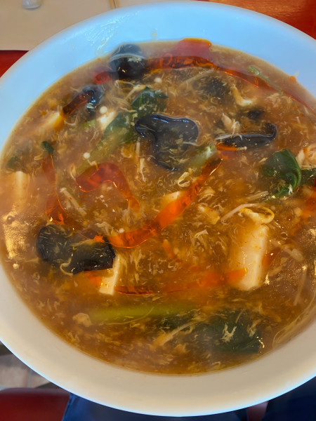 「酸辣湯麺1200円」@天下第一 酸辣湯麺の店の写真