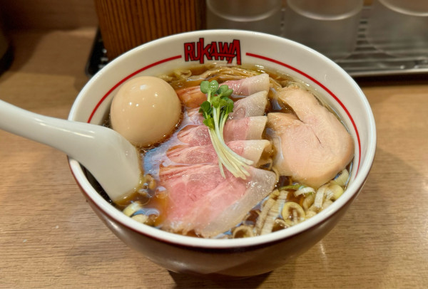 「マル得牛貝清湯醤油そば ¥1250」@中華そば 流川の写真