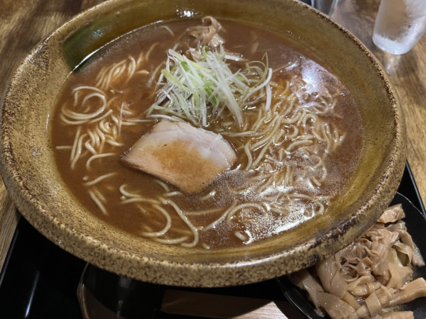 「中華そば（中）穂先メンマ」@もちもちの木 白岡店の写真