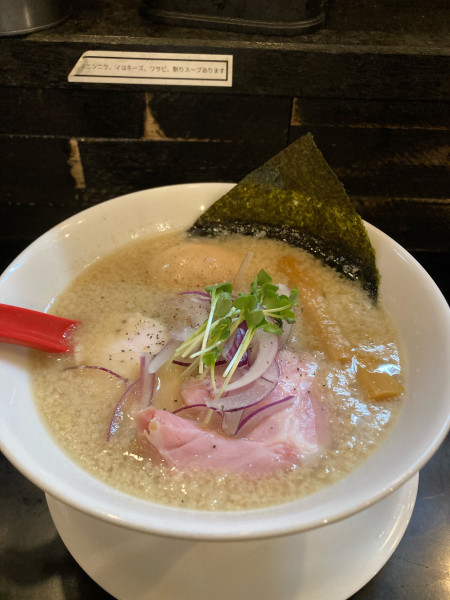 「背脂中華そば醤油太麺」@HAYATEの写真