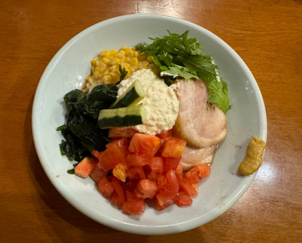 「冷やし中華1080円」@めんりゅうの写真