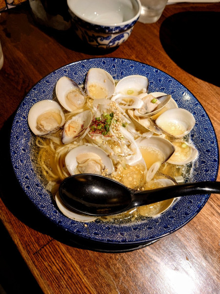 「はまぐりラーメン」@和風楽麺 四代目 ひのでやの写真