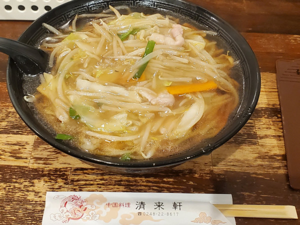 「もやしあんかけラーメン」@清来軒の写真
