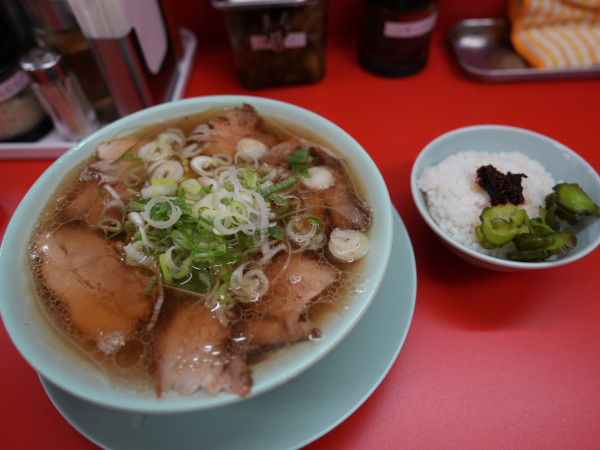 「中華そば＋めし＋めし」@邦ちゃんラーメン 両国店の写真