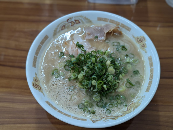 「ラーメン柔麺仕上げ」@長浜ラーメン ごん太の写真