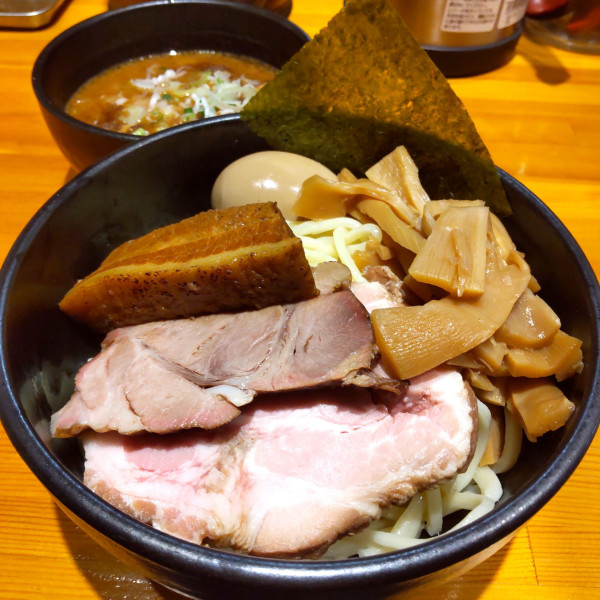 「特製濃厚つけ麺（￥1,300）＋メンマ（￥150）」@つけ麺 燕武の写真