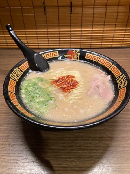 「天然とんこつ」@一蘭 水戸店の写真