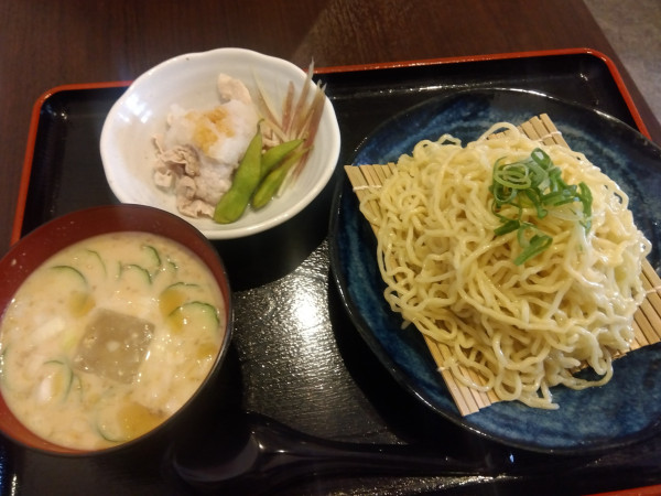 「（15食限定）ざる中華そば（胡麻みそだれ）¥900」@やまむろラーメンの写真