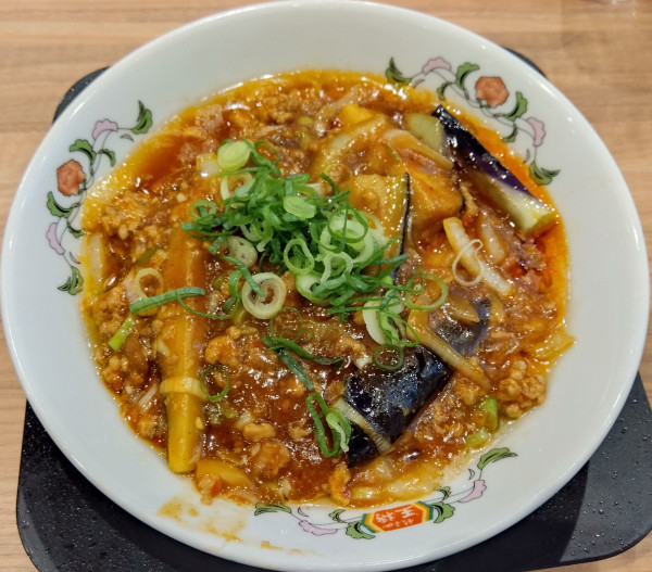 「8月限定　麻婆茄子ラーメン　800円」@餃子の王将 池袋東口店の写真