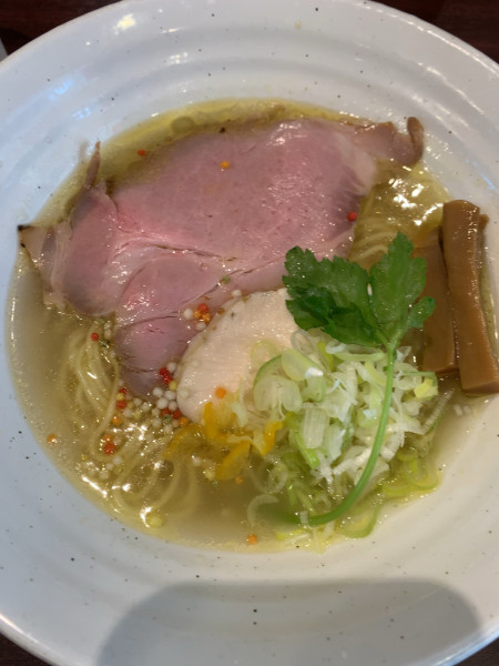 「鶏そば 塩」@鶏そば朱雀の写真