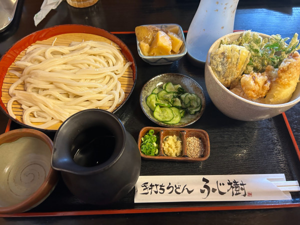 「ミニ丼セット　1,180円」@ふじ樹の写真