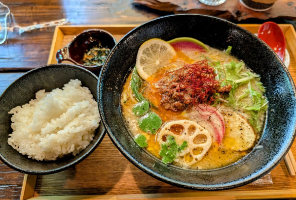 「濃厚担々麺セット ヴィーガン対応1,694円」@京屋茶舗の写真
