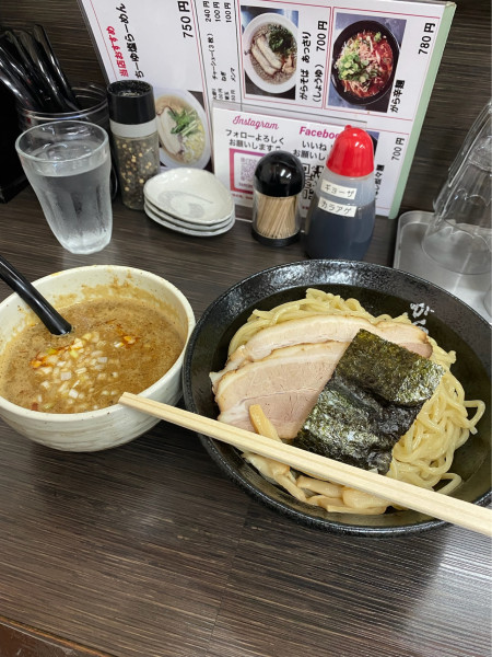 「濃厚つけ麺冷300g」@らーめん家 がらの写真