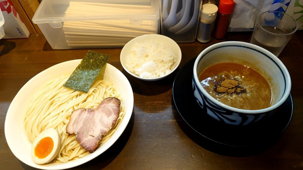 「豚骨魚介つけ麺」@ラーメン ますだやの写真