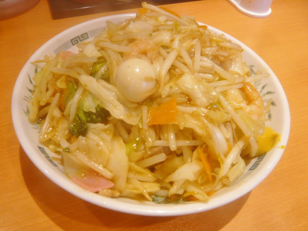 「カタヤキソバ」@日高屋 久米川駅南口店の写真