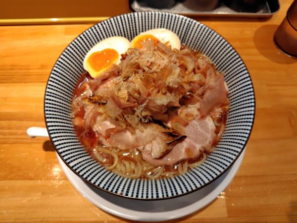 「特製梅かつおらぁ麺1500円（この日限定）」@麺家 たけ田の写真