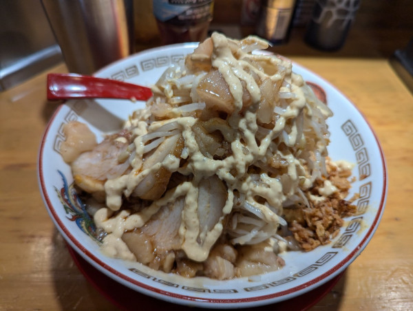 「ミニ冷やし1000円+黒烏龍茶100円」@ラーメン豚彦 本店の写真