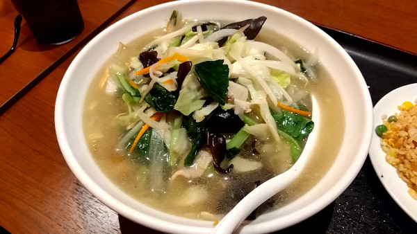「野菜湯麺（ランチセット９５０円）」@ニーハオ 新横浜店の写真