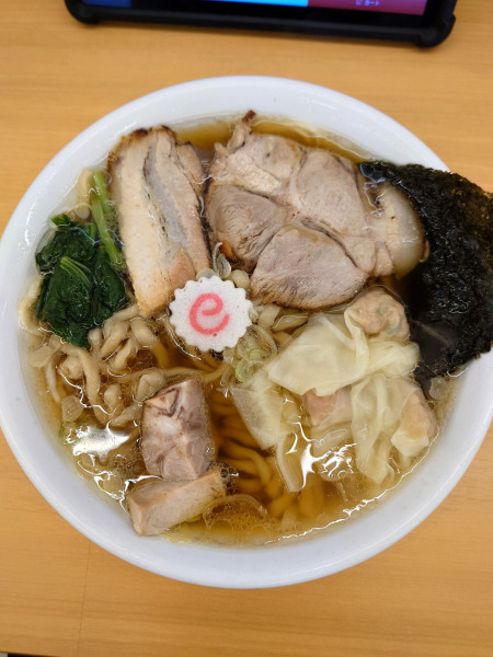 「ワンタン麺」@麺屋 なが盛の写真
