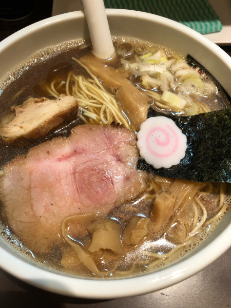 「にぼしそば大盛」@おおぜき中華そば店の写真