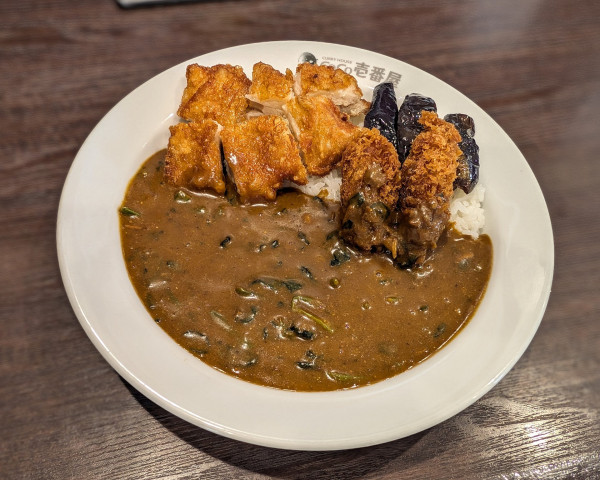 「ほうれん草カレー」@CoCo壱番屋 各務原三ツ池店の写真
