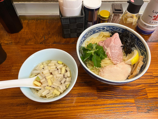 「淡麗煮干しつけ麺」@中華そば よしかわの写真