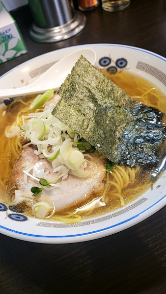 「スイカ出汁白えびラーメン」@えーちゃん食堂の写真