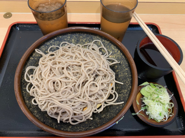 「もりそば 380円」@そば処 めとろ庵 上野店の写真
