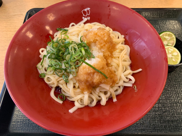 「すだちおろしうどん大 590円」@なか卯 所沢東町店の写真
