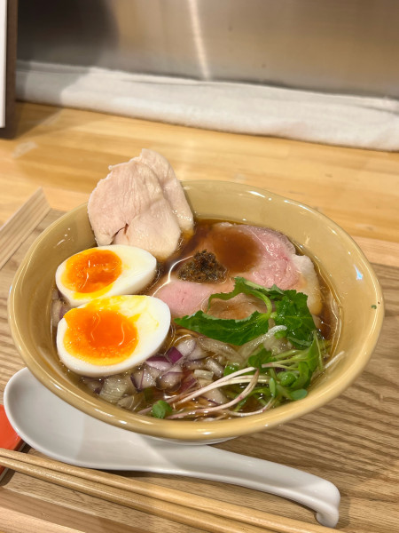 「ramen tamari 特製」@ramen&coffee spring'sの写真