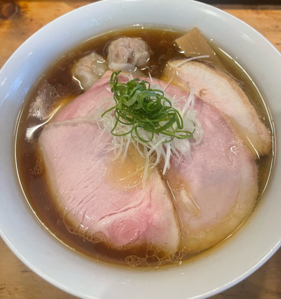 「特製中華そば(大盛)」@中華そば しば田の写真