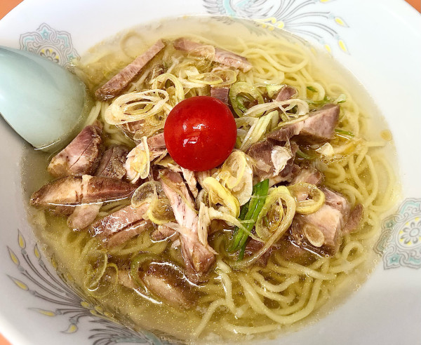 「ネギチャーシュー冷メン　900円」@元祖スーラーメンの写真