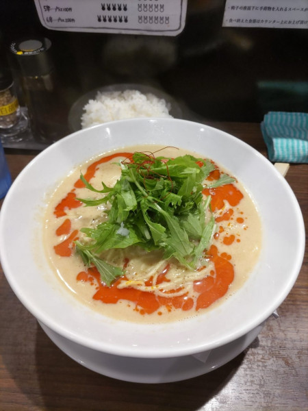 「担々麺　白」@うさ担 浦和本店の写真