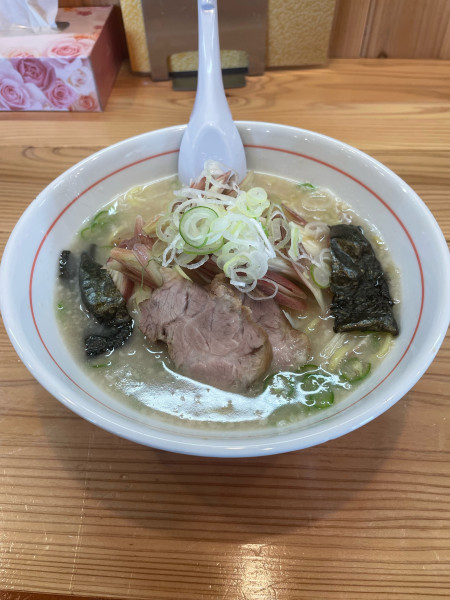 「茗荷青唐らーめん」@がんこや たいせいの写真