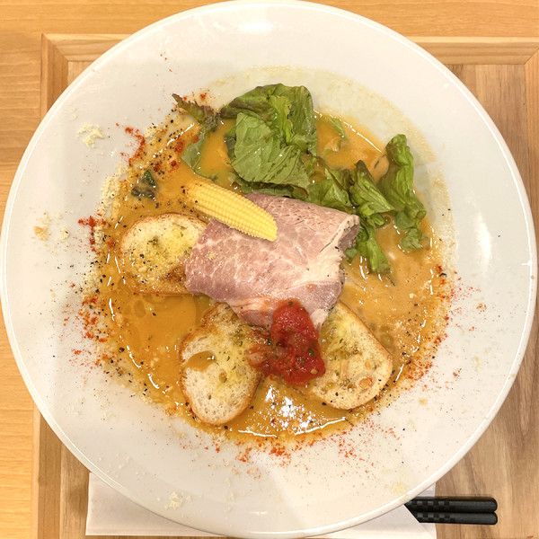 「濃厚ビスク」@麺屋はやぶさ 下北沢店の写真