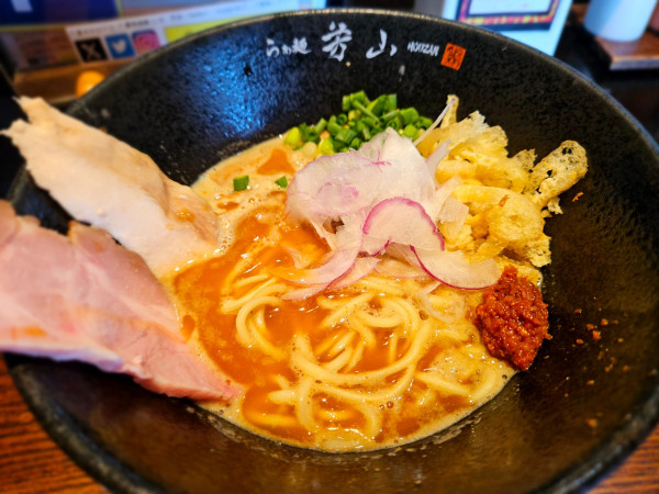 「甘エビの鶏白湯そば」@らぁ麺 芳山の写真
