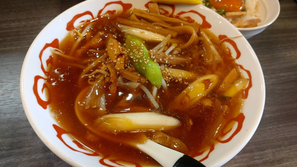 「あんかけねぎそば」@麺屋 黄昏の写真