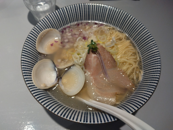 「蛤らぁ麺(塩)¥1000-」@貝だし麺 きた田の写真
