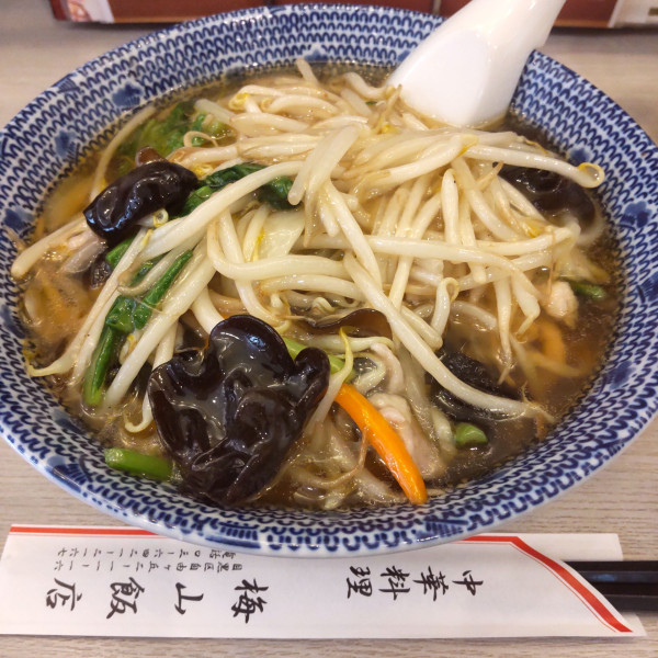 「サンマ麺（￥980）」@梅山飯店 自由が丘店の写真