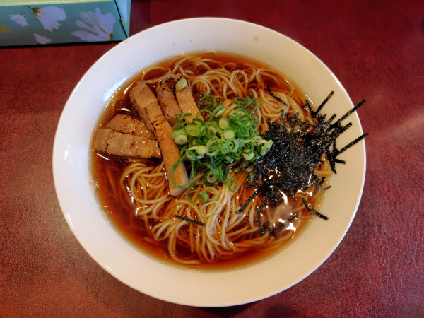 「醤油ラーメン細麺800円」@CaravanTTRの写真