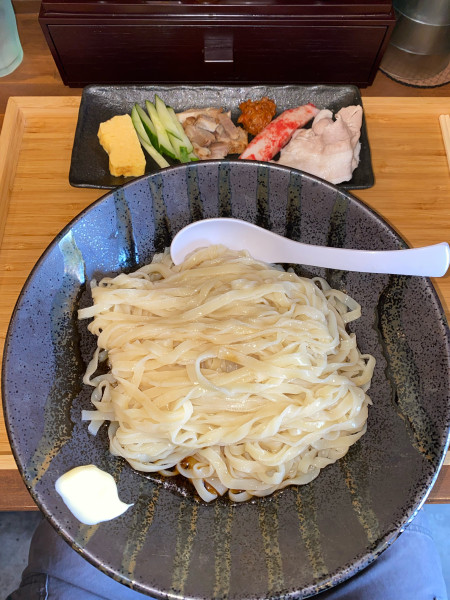 「麺彩家流冷やし中華麺大盛り¥1,300円(限定)」@らぁめん 麺彩家の写真
