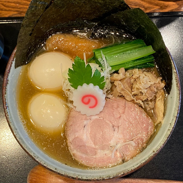 「特製中華そば ¥1,300 味玉 ¥0」@中華蕎麦 きつねの写真