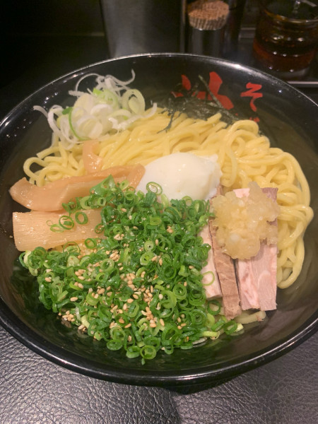 「油そばW トッピングB」@東京油組総本店 大宮東組の写真