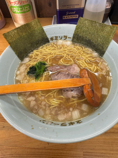 「朝ラーメン」@ラーメンショップ 椿 松伏店の写真